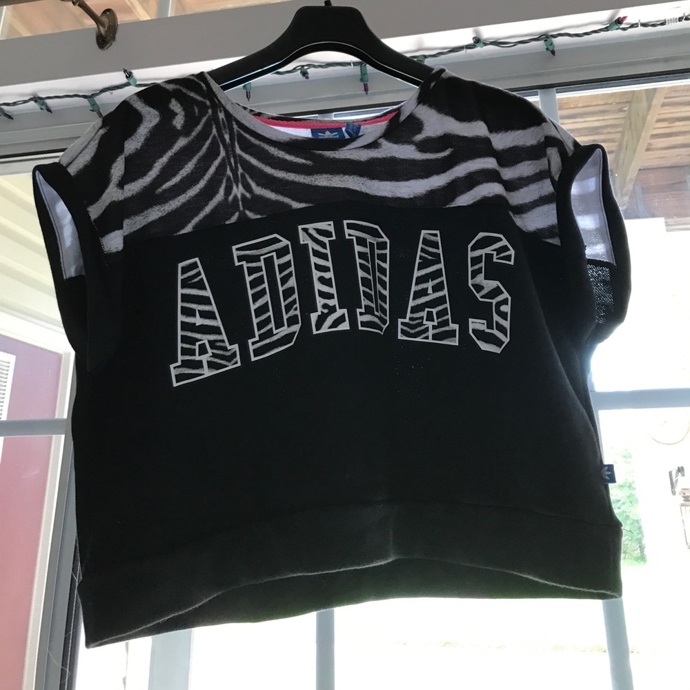 Adidas Zebra Crop Top