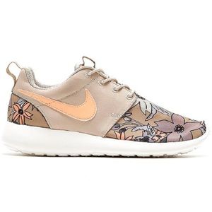 Floral Nike roshe shoes