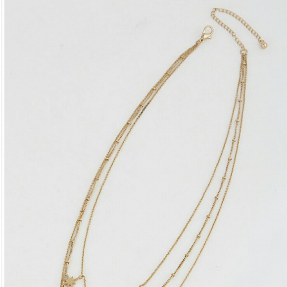 🌙🌠Moon and Stars Layered Choker Necklace 🌠🌙 - Picture 4 of 4