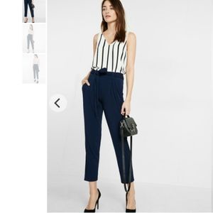 EXPRESS Mid Rise Jersey Sash Pant