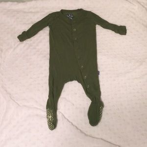 KicKee Pants Footed Onesie