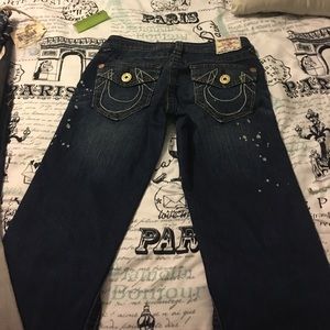 Blue Jean True Religion Pants, No Rips Or Stains