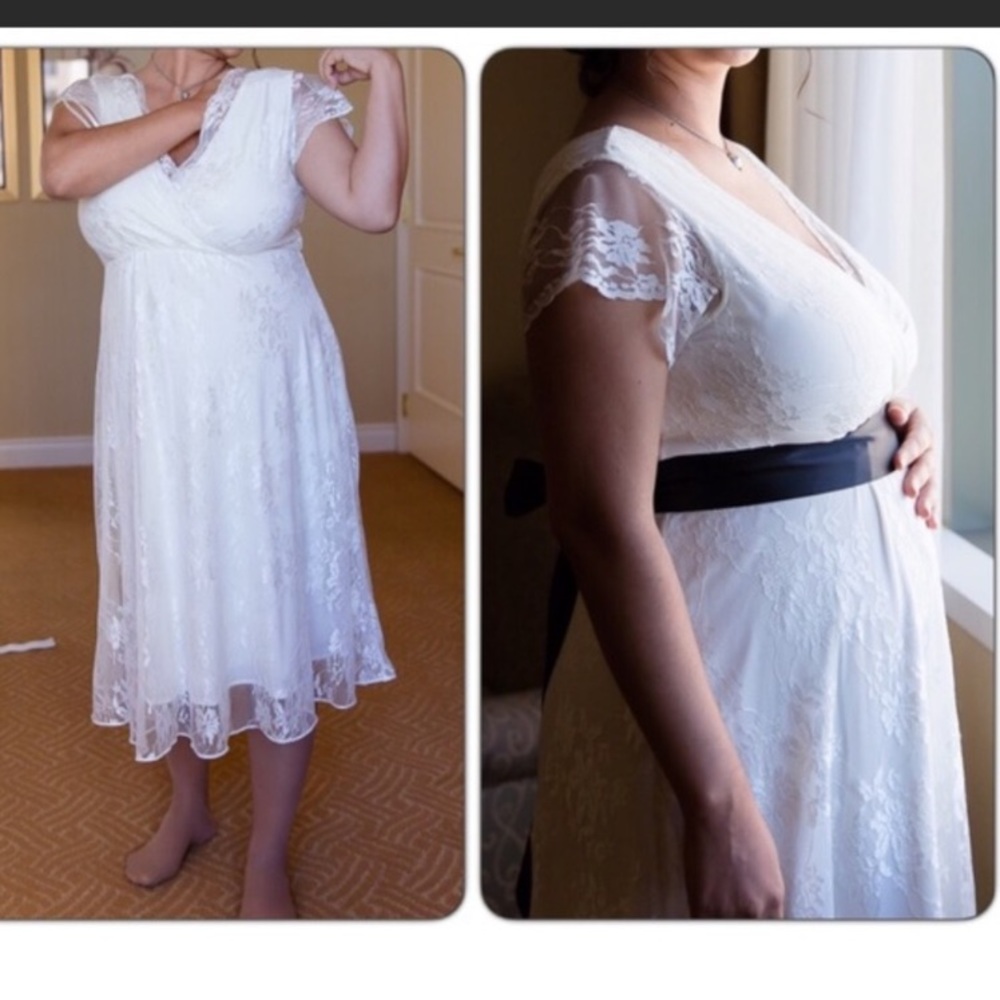 Tiffany Rose Maternity Wedding/Formal Dress sz 12