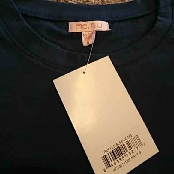 Ruffle sleeve t-shirt - Picture 2 of 2