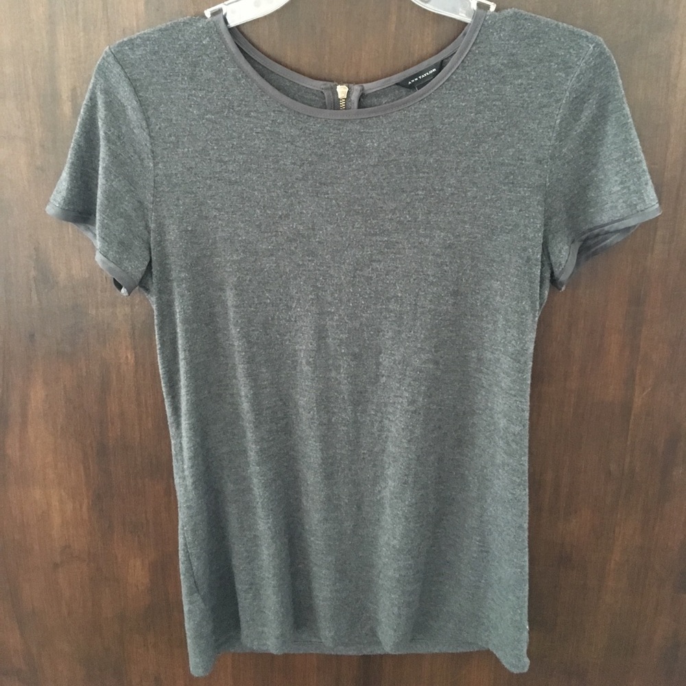 Ann Taylor Deep Grey Top