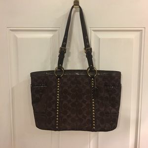Signature Canvas Coach Tote-it's in my profile pic