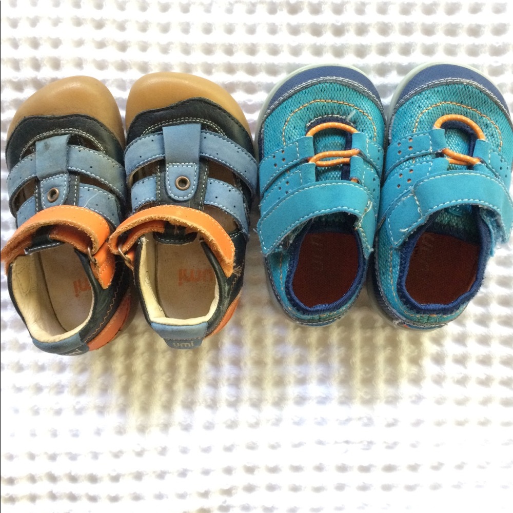 2 Pairs Cute Toddler Shoes
