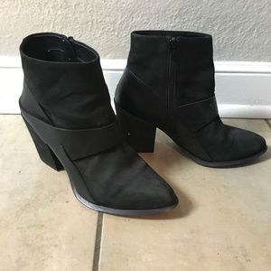 ALDO Black Moto Booties