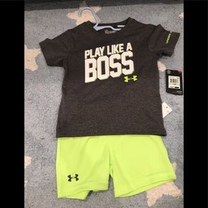 Under Armour 2 piece. Size 18M