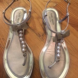 Kate Spade Pearl Detail Sandals