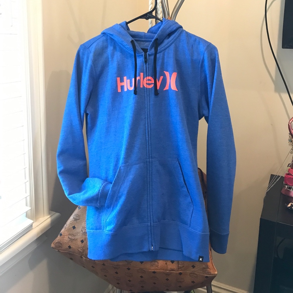 Super soft cute blue Hurley jacket