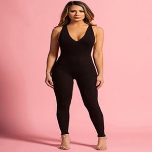Plunging Jumpsuit