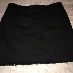 Jean Black Skirt 🖤