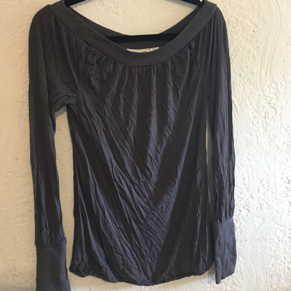 DKNY Jeans Dark Gray Top Small