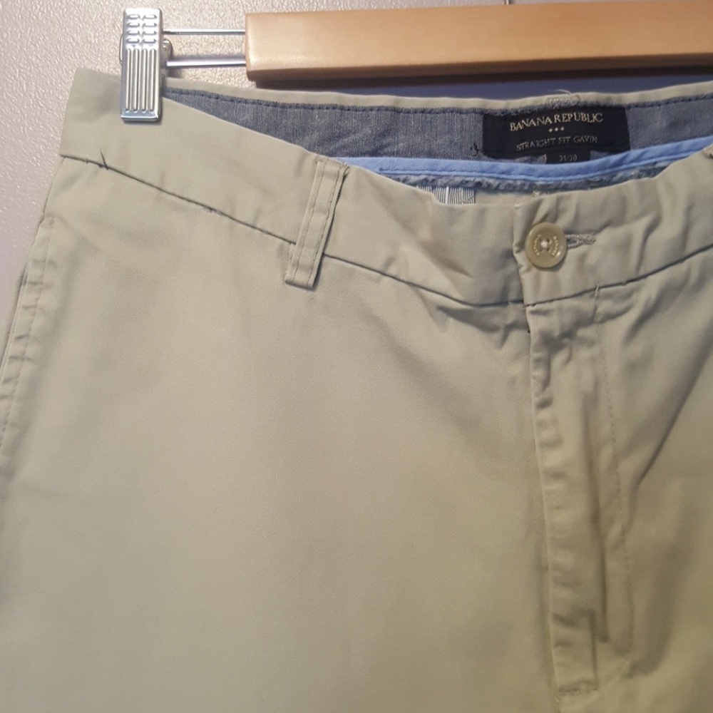 Banana Republic straight fit Gavin chinos