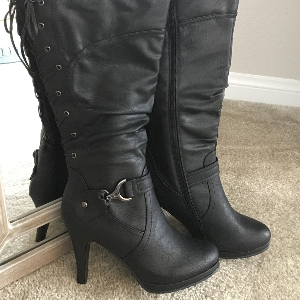 Black boots