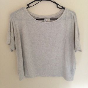 H&M ribbed, boxy top