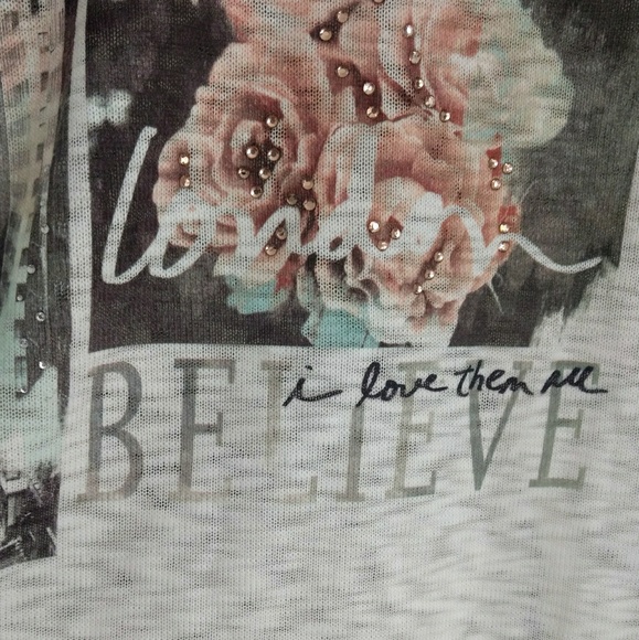 Lace love tunic sweater shirt - Picture 6 of 8