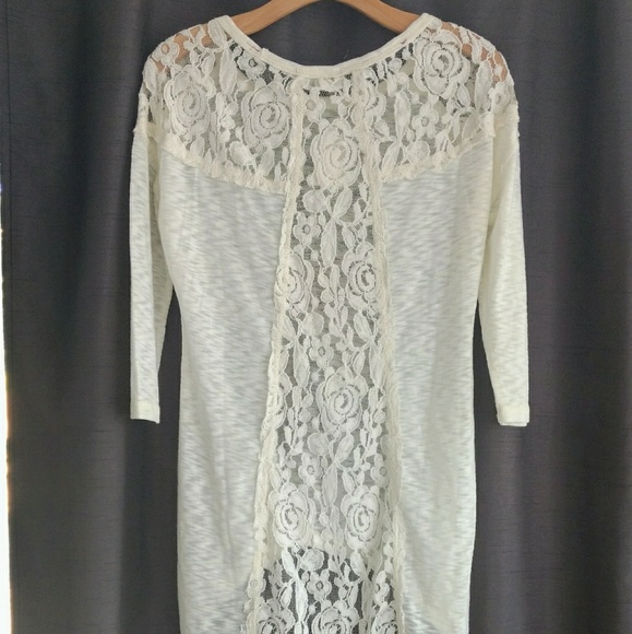 Lace love tunic sweater shirt - Picture 4 of 8