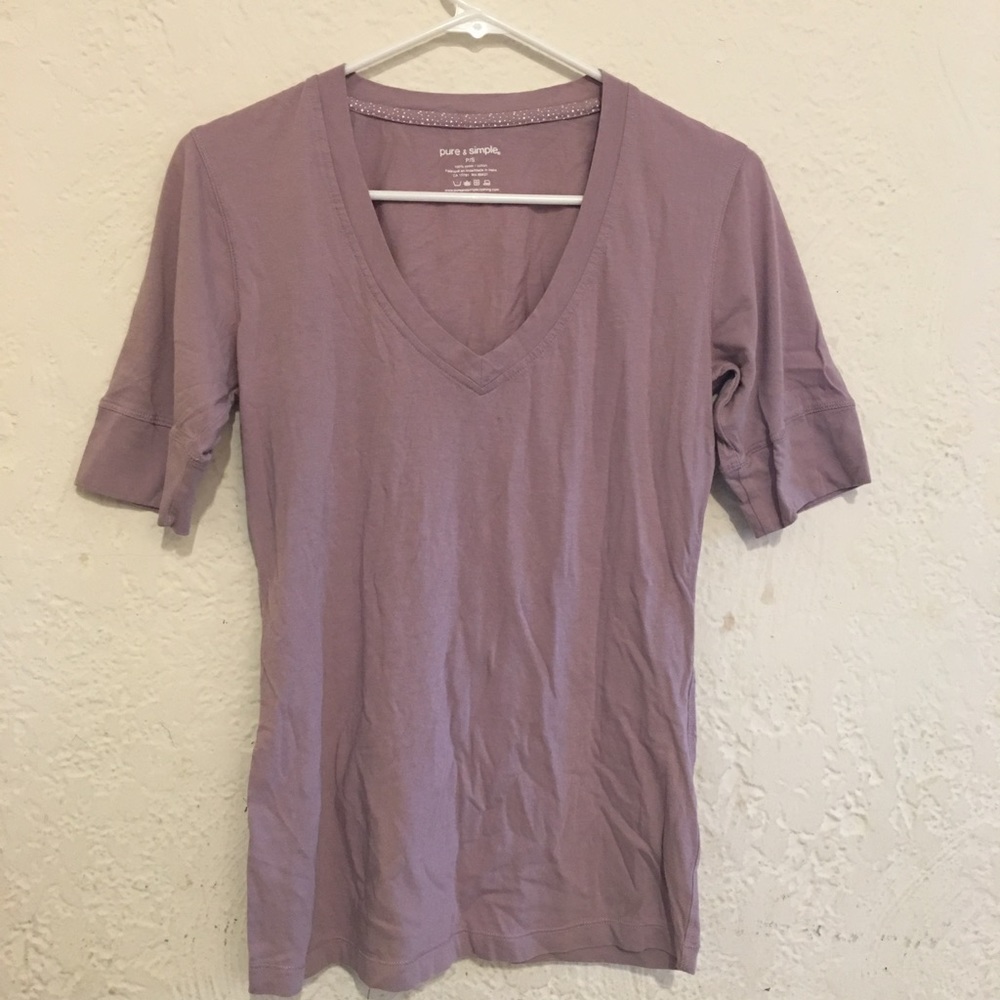 Pure & Simple Light Purple T-Shirt Small