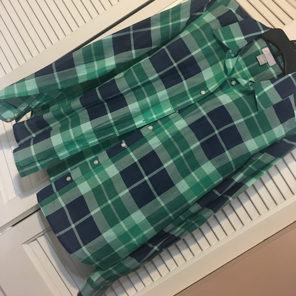 Plaid button up
