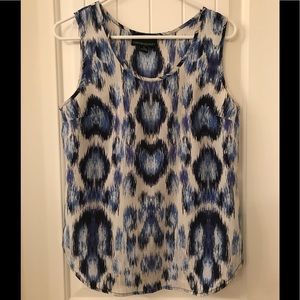Cynthia Rowley blue and white tank