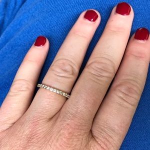 14K Eternity Band,1 Karat total weight in diamonds