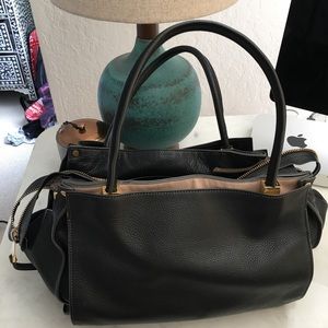Chloe Dree Pebbled Leather Black