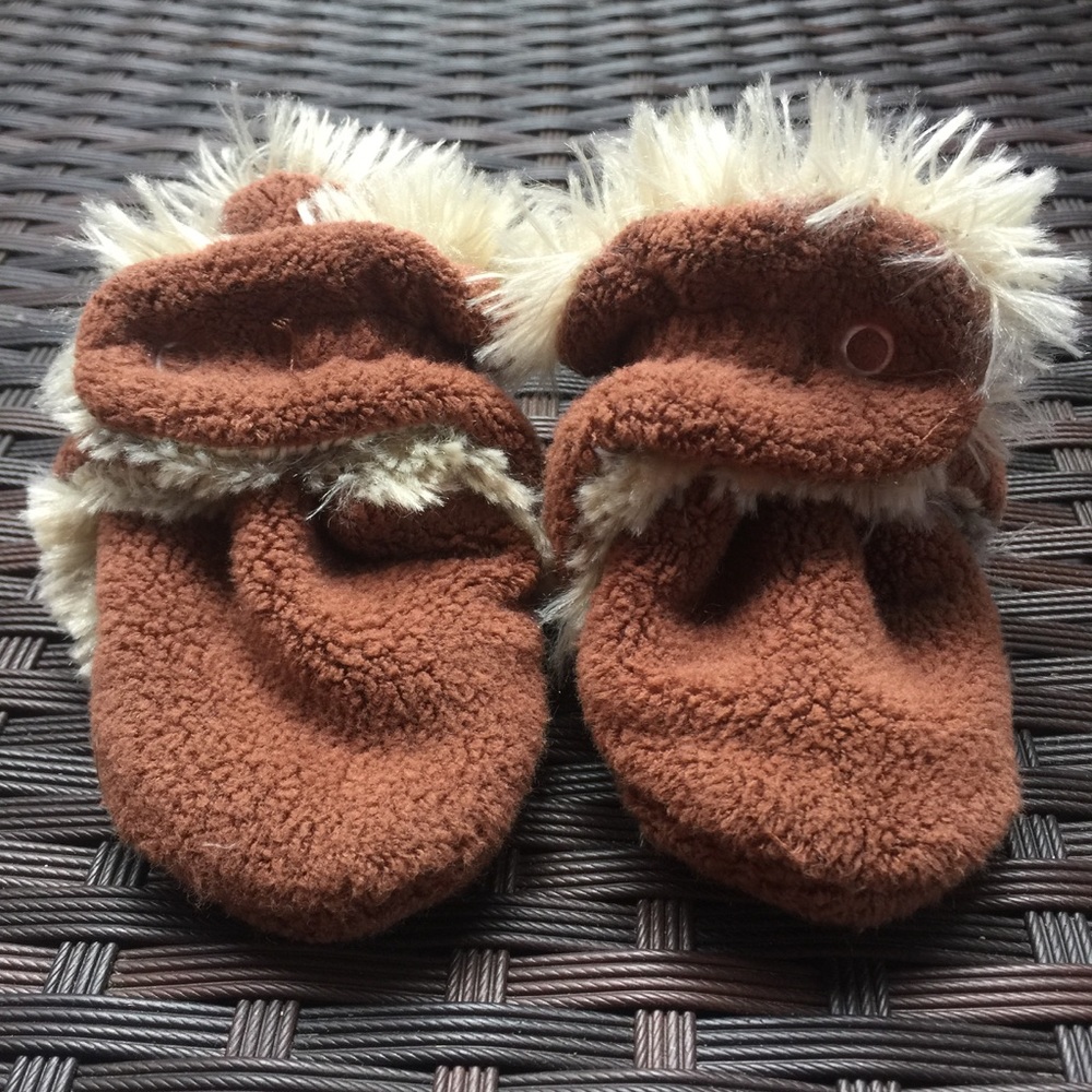 Furry Zutano Booties