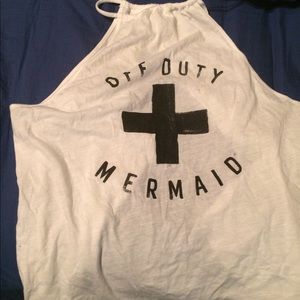 Victoria's Secret white mermaid tank