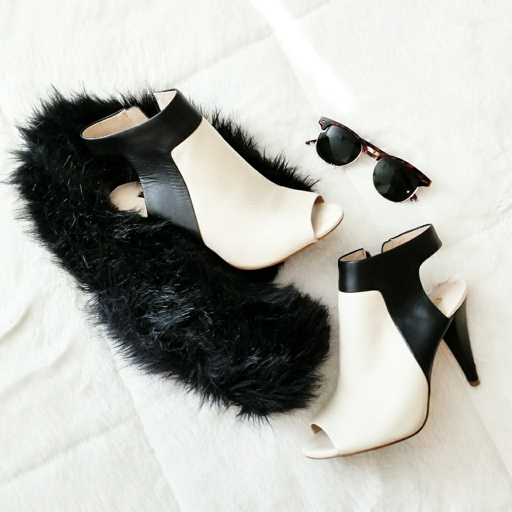 Louise et Cie Peep Toe Booties