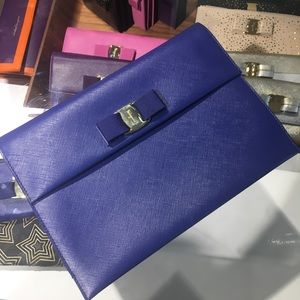 Salvatore Ferragamo Flap Clutch