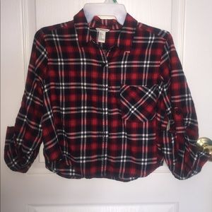 Forever 21 Cropped Flannel