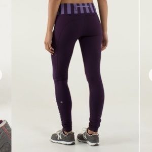 Lululemon Speed Brushed Tights Zinfandel 8