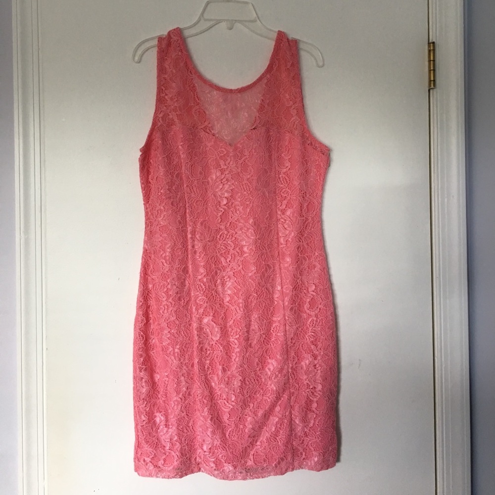 NWT Pink Lace Dress