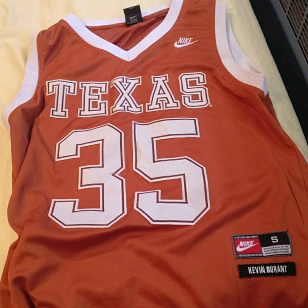 Kevin Durant  Texas college jersey