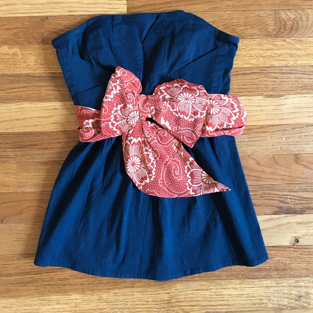 Anthropologie strapless top