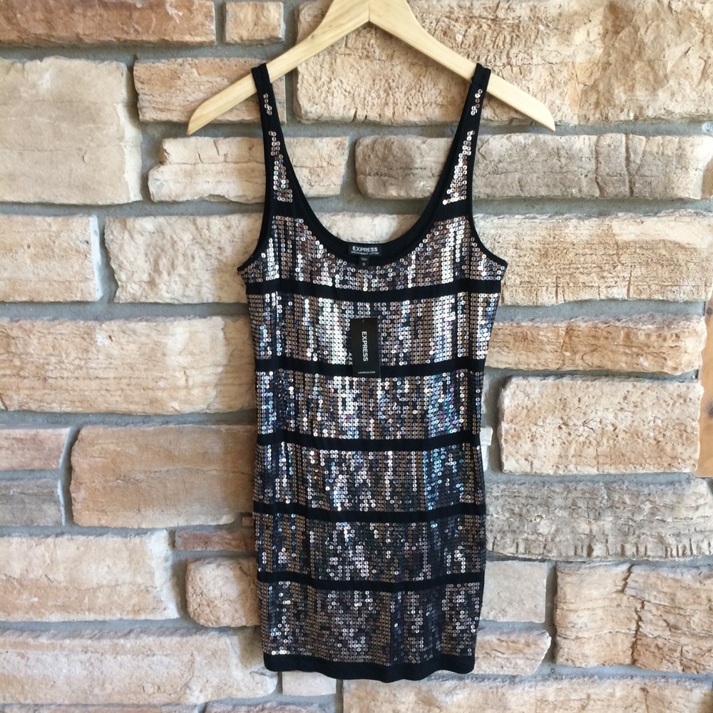 NWT!! EXPRESS Sequin sparkle top!