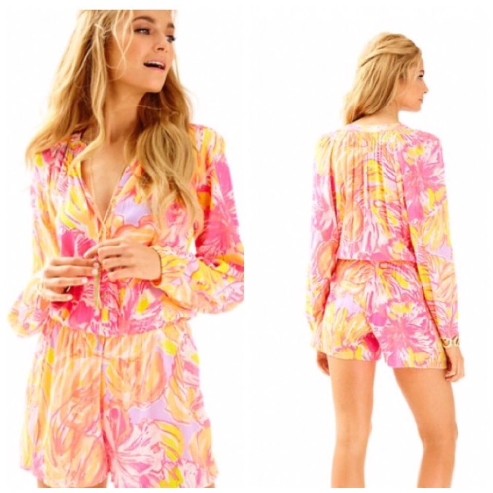 Lilly Pulitzer Elsa Romper. Size small