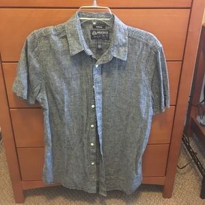 Button down grey shirt