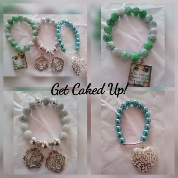 Stacked Charm Bracelet Sets - Picture 2 of 4