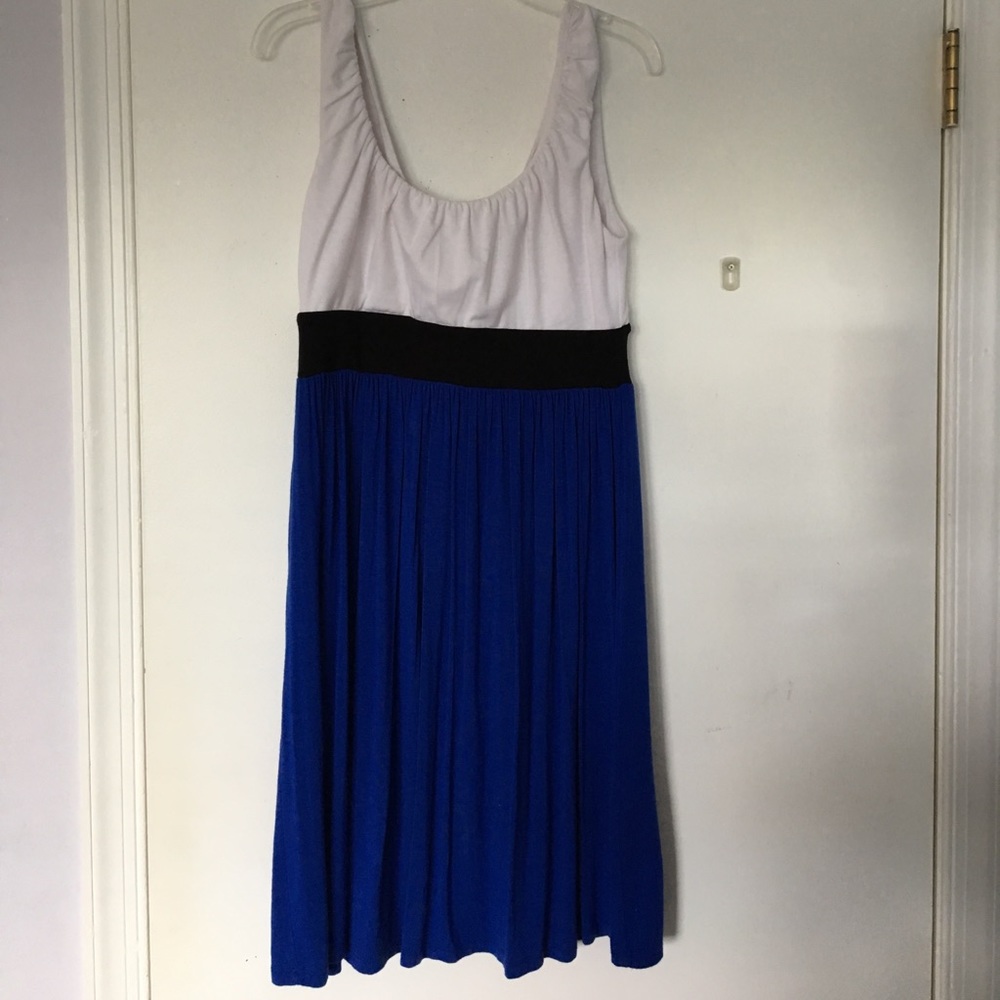 White and Blue Dress