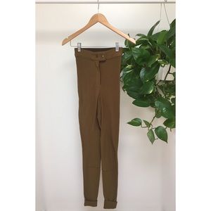 American Apparel Mustard Riding Pants
