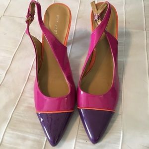 Nine West Multicolor Patent Heels