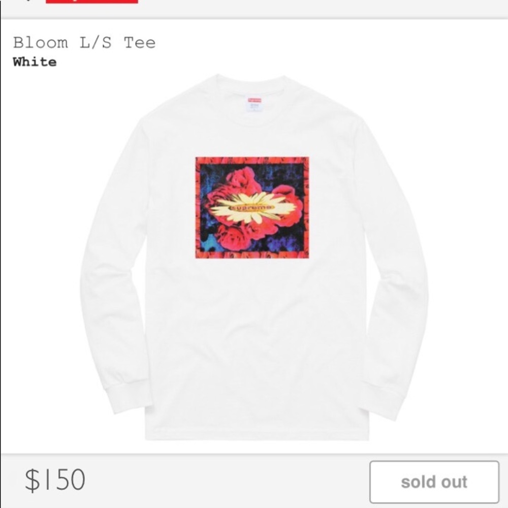 Supreme bloom L/s tee