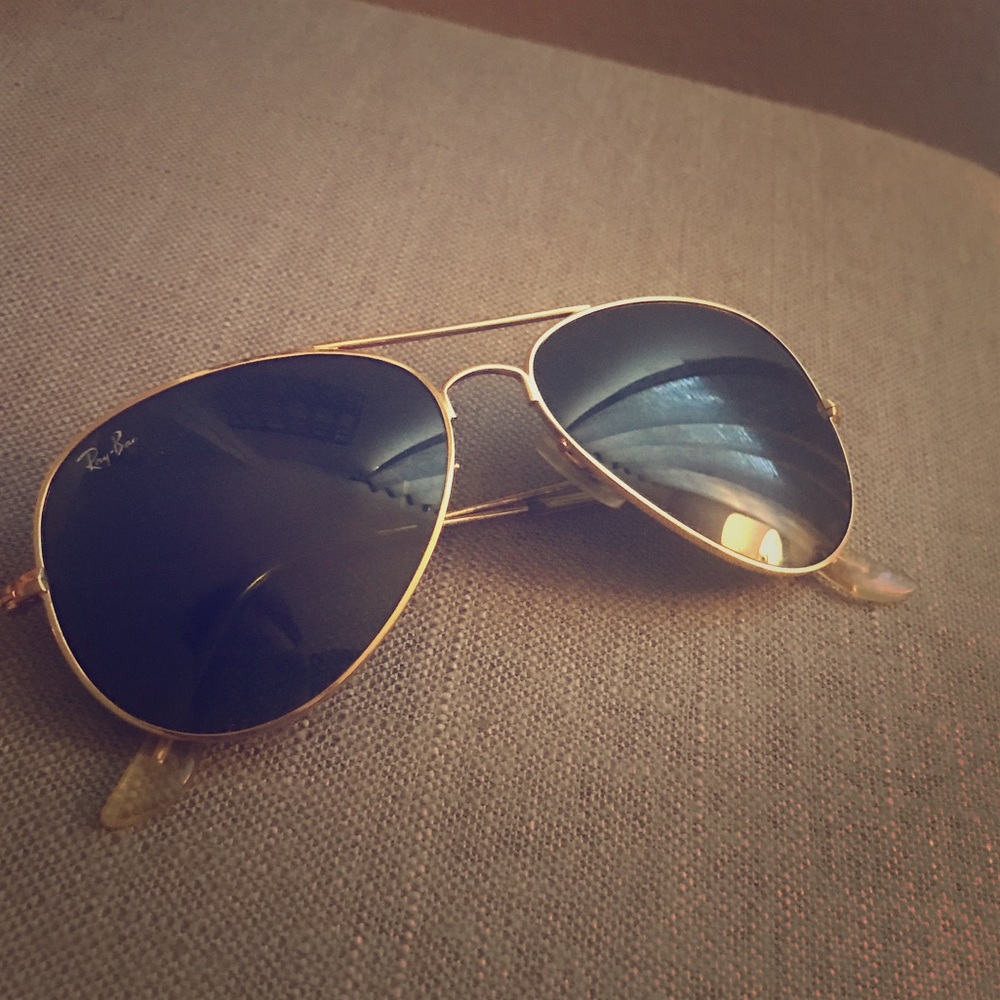 Ray Ban Gold Aviators