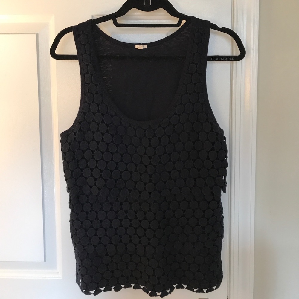 J Crew tank- navy blue