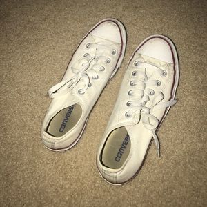 White Low Top Converse