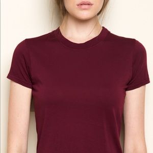 BRANDY (SALE) - Maroon Jamie Top