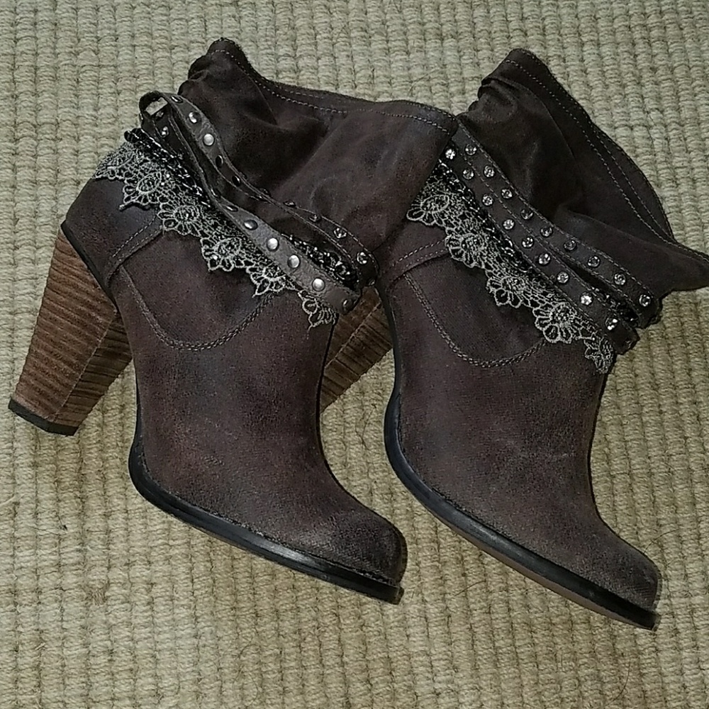 Embellished booties!